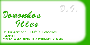 domonkos illes business card